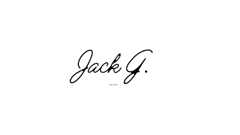 Jack's signature
